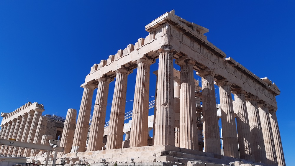 The erechtheion temple